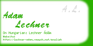 adam lechner business card
